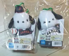 サンリオキャラクターズ 侍ジャパン タイトーくじ ポチャッコ2点セット