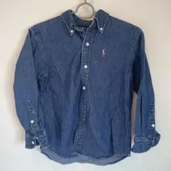 Ralph Lauren 長袖シャツ 130 デニム ラルフローレン
