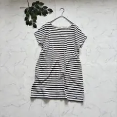 7917✾オーシバル✾ボーダーチュニック【F】半袖/綿100/フランス製のサムネイル