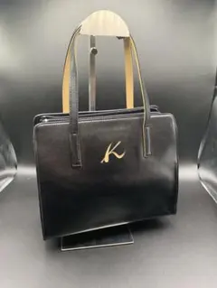 Kitamura キタムラ レザーハンドバッグ ブラック - メルカリ
