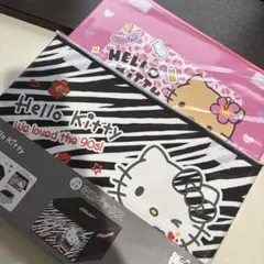しまむら日焼けキティHello Kitty フタ付き収納ボックス　ギャル　2個
