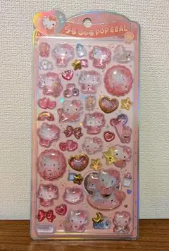 【正規品】サンリオ　うるちゅるポップシール　キティ　ハローキティ