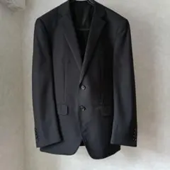 THE SHOP TK ビジネススーツ メンズ ブラック ストライプ 紳士　黒のサムネイル