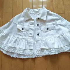 ピンクハウス ローンフリル使いデニムケープ - メルカリ