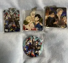 ユーリ!!! on ICE アクキー、缶バッチ