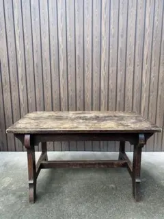 天然木 ダイニングテーブル ヴィンテージ チークヒッカドゥワ - メルカリ