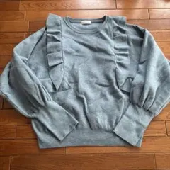 LOWRYS FARM ニット　ブルー