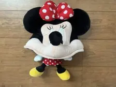ミニーマウス 帽子型ぬいぐるみ
