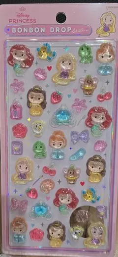 ボンボンドロップシール　ディズニー　プリンセス　正規品