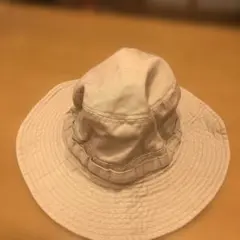 コットン ベージュ アウトドアハット