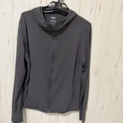 UNIQLO エアリズムパーカー グレー サイズL