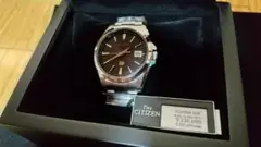【未使用美品】THE CITIZEN AQ4060-50E ソーラーメンズ 箱付