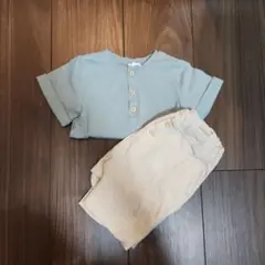 80 H&M　Ｔシャツとショートパンツセット