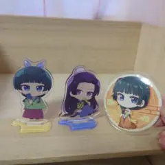 薬屋のひとりごと 猫猫 壬氏 ミニアクスタ 缶バッチ