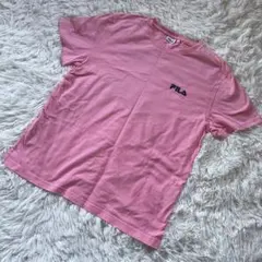 FILA フィラ　Tシャツ　ピンク　ロゴドン　刺繍　テニス　Y2Kのサムネイル