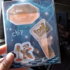 ディズニーオンステージ一番くじ　チップの支払いアクリルスタンド新品未使用