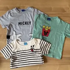 ミッキーマウス Tシャツ 3枚セット
