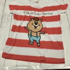 W♥C ストライプ柄 半袖Tシャツ