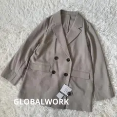 【タグ付き】GLOBALWORKグローバルワーク　オテラクダブルジャケット　S