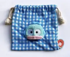 sanrio サンリオ ボアフェイス巾着 ハンギョドン