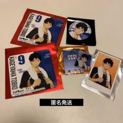 ハイキュー 影山飛雄 極楽湯 缶バッチ ポラ コースター 銭湯錠風キーホルダー