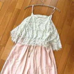♡ dazzlin ダズリン ♡オールインワン レースキャミトップ ワイドパンツ