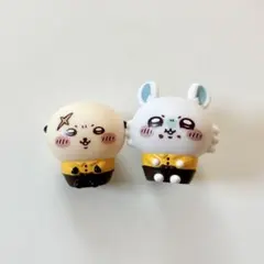 ココス × ちいかわ ソフビ人形 ラッコ モモンガ 2個セット