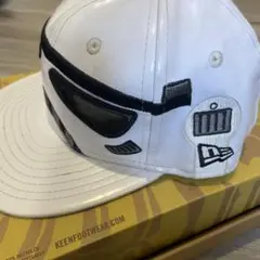 ニューエラ star warsストームトルーパー風ホワイトキャップ