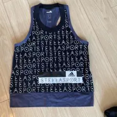 adidas STELLASPORT タンクトップ ネイビー