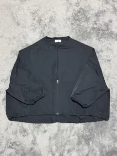 hagumu ヴィンテージツイル　ドルマンスリーブブルゾン