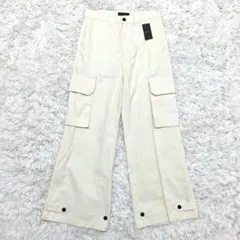 【新品】CLEL M-47 タイプ ミリタリー フレア カーゴ パンツ M
