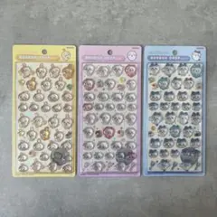 新品 ちいかわ BONBON DROP ボンボンドロップシール 3種セット