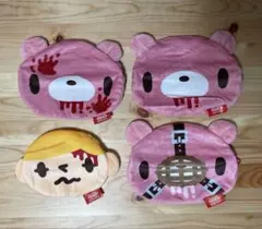 GLOOMY グルーミーぬいぐるみポーチ 4点セット まとめ売り