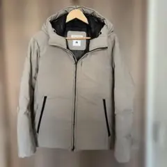 BEAUTY&YOUTH フード付きダウンジャケット ベージュ　S size