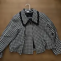 ハウンドトゥース柄ジャケット EC