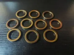 슈퍼 커브 몽키 배기 가스켓 10 개 φ33 x φ24 디오