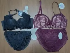 下着 ブラジャー ショーツ D70 上下2セット まとめ売り