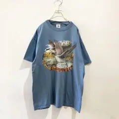 90s 動物T Tシャツ ビンテージ 古着 USA 鳥T アニマルT アート Tのサムネイル
