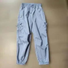 パープル ボトムス