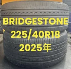 225/40R18 ブリヂストン 25年/21年 2本セット 山バリ 送料無料 225/40R18 ブリヂストン 25年/21年 2本セット 山バリ 送料無料 - メルカリ