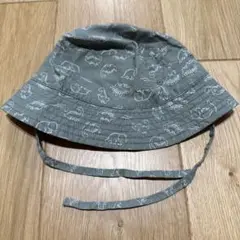 H&M 恐竜柄 ベビー バケットハット 9-12M