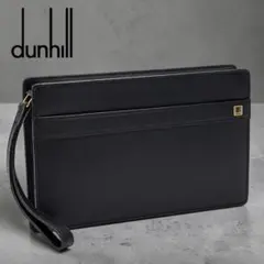 美品dunhill ダンヒル レザー セカンドバッグ クラッチバッグ 本革 黒