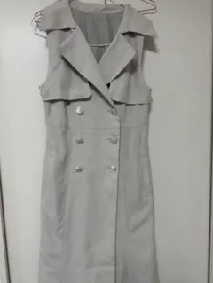 マイストラーダ　ジレワンピース　新品未使用　タグ付き　ホワイト　38 Mystrada バックフレアジレワンピ （オフホワイト