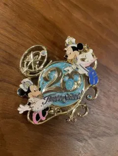 ディズニーシー　20周年記念 ピンバッジ