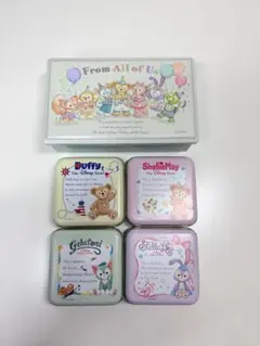 ダッフィー＆フレンズ 缶 小物入れ