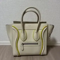 極美品/ 旧ロゴ】CÉLINEセリーヌ ラゲージ マイクロ グレージュ - メルカリ
