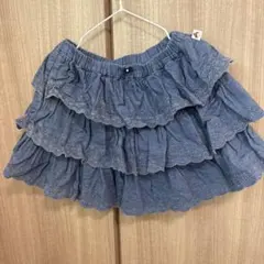 ミキハウス 3段フリル スカート