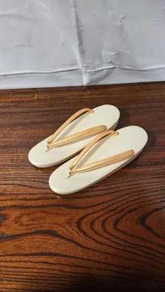 アイボリー 下駄