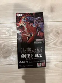 ワンピースカードゲーム決戦の刻1BOX 新品未開封 テープカット - メルカリ