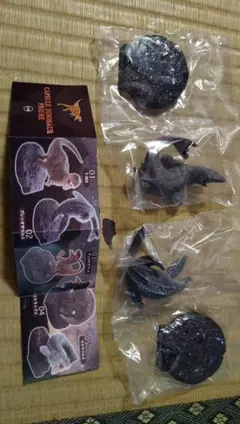CAPSULEdinosaurFigure　2種　プレシオサウルス　モササウルス